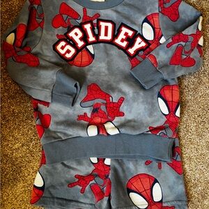 Marvel Spidey Sweatshirt & shorts set